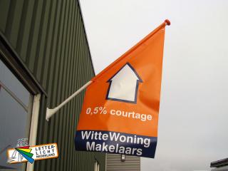 Schuine gevelvlag makelaar